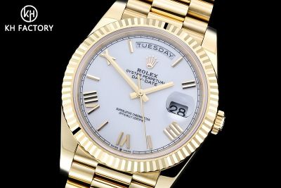 KH Factory Rolex Daydate Replica with Oyster Bracelet 3255 Movement 40mm 209g 72hours Watch